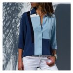Color Blocked Chemise